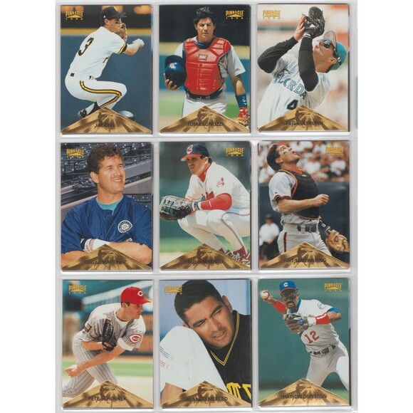 1996 Pinnacle Baseball Complete Set (Series 1) Mint  cards 1-200 - Picture 10 of 14